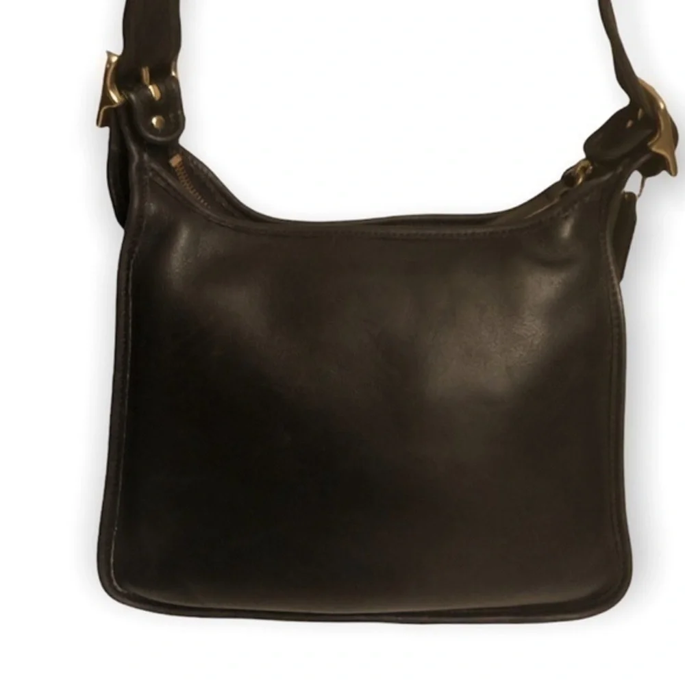 Coach black leather 9966 legacy bag